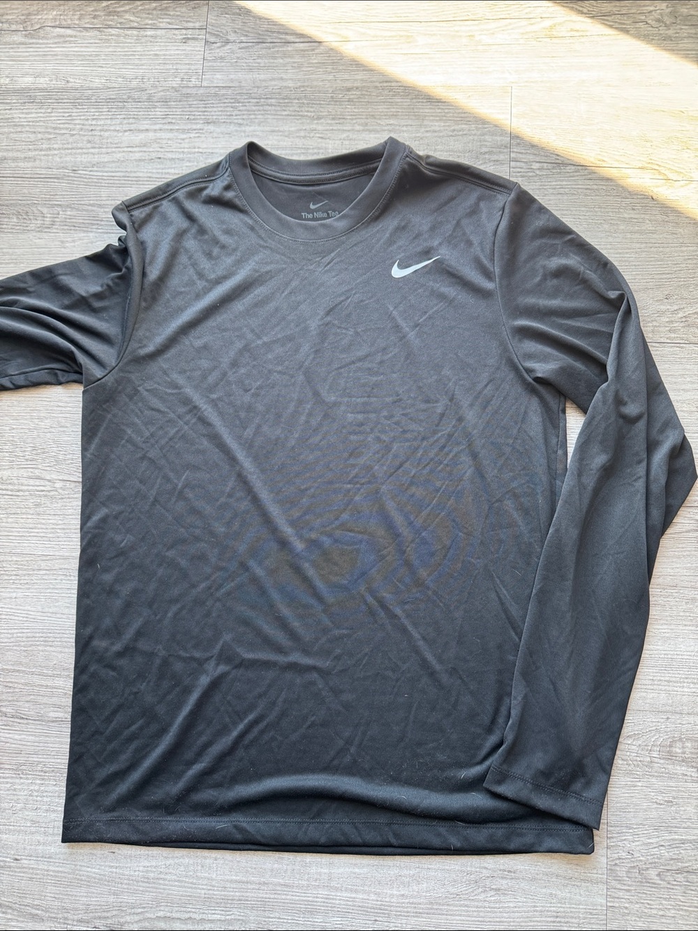 Nike Black Long Sleeve Crew Performance Shirt